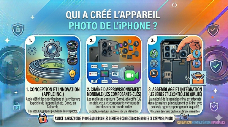 Qui a créé l'appareil photo de l'iPhone ?